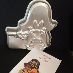 Wilton Cake Pan Yosemite Sam Looney Tunes Warner Brothers Color Instructions